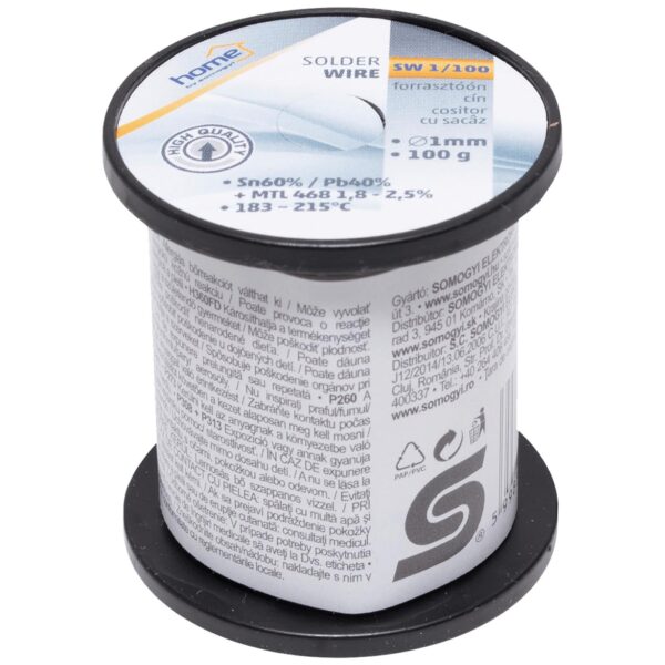 SMA Tinol za lemljenje, Ø1.0 mm, 100g SW 1/100
