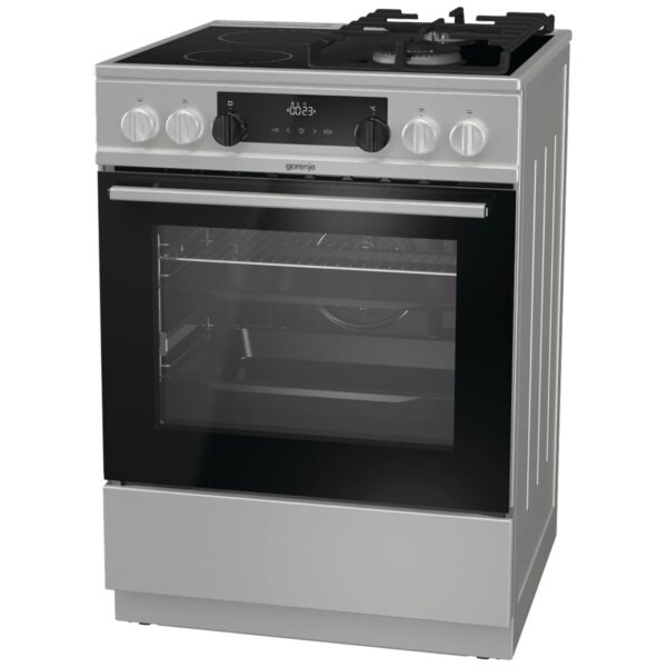 Gorenje Kombinirani štednjak, pećnica 71 l, 6300W, A - KC6355XT