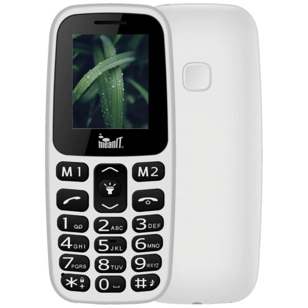 MeanIT Mobilni telefon, 1.77" zaslon, Dual SIM, BT, SOS tipka - VETERAN I MOBILNI TELEFON-B.