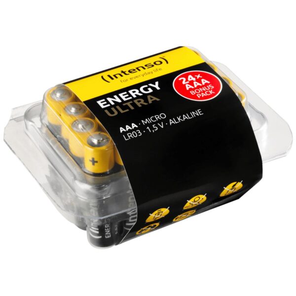 Baterija alkalna, AAA LR03/24, 1,5 V, blister 24 kom