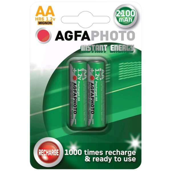 Agfa Punjiva baterija, AA, 1.2 V, 2100 mAh, blister 2 kom. - R2U B2