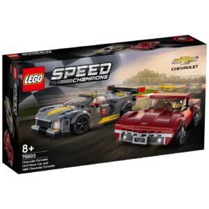 Lego Chevrolet Corvette C8R i 1968 Chevrolet Corvette, LEGO Speed - Chevrolet Corvette C8R i 1968