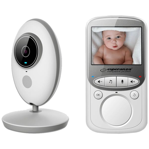 Esperanza Baby monitor, 2.4" LCD, LED indikator, 2.4 GHz