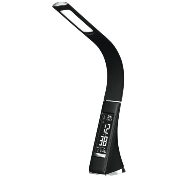 Stolna LED Lampa HOME sa LCD Satom i Termometrom