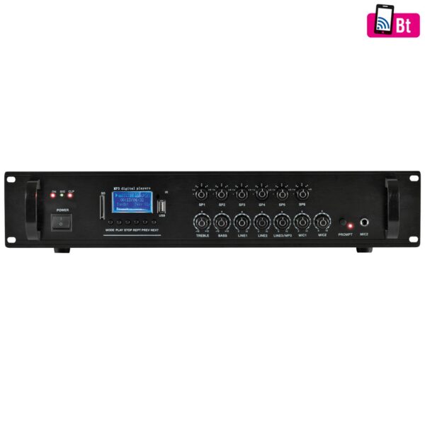 SAL Pojačalo 110V sa miksetom 120W, Bluetooth, FM, USB