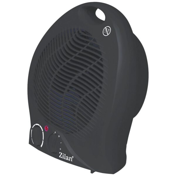 Grijalica sa Ventilatorom ZILAN Black 2000W