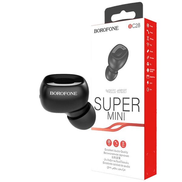 Borofone Slušalica bežična sa mikrofonom, Bluetooth, 40 mA, 4 h - BC28 Shiny sound