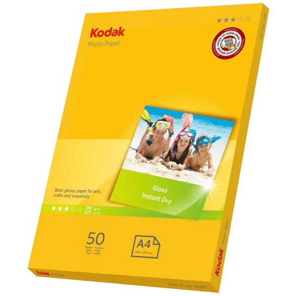 Kodak Foto papir, A4, 180g, Glossy White, 50 kom.