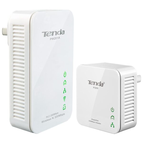Tenda Mrežna strujna utičnica, set, 200/300Mbps, LAN/WiFi - NT-PW201A+P200