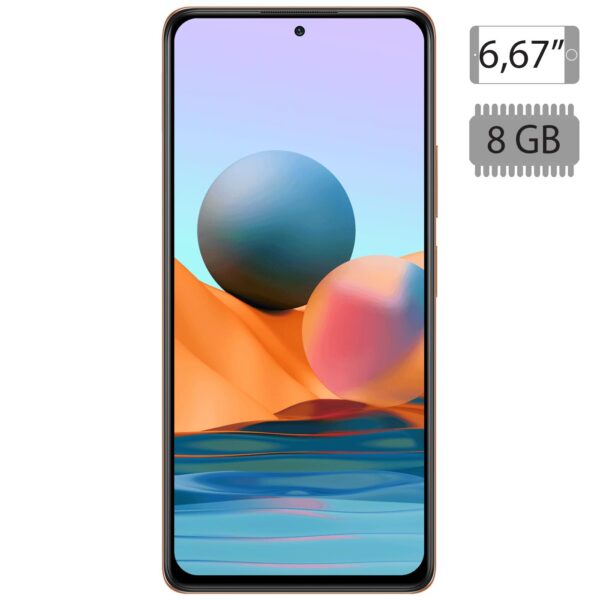 Xiaomi Smartphone 6.67",Dual SIM,Octa Core 2.3GHz,RAM 8GB,108Mpx - Redmi Note 10 Pro 8GB/128GB Bro. EU