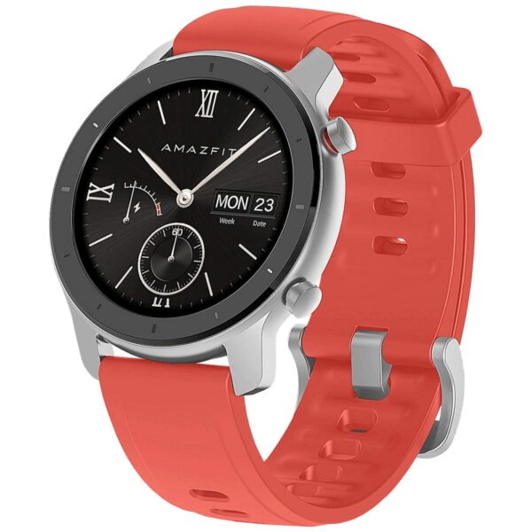 Xiaomi SAT pametni, 1.2" AMOLED zaslon, vodootporan 5ATM, BT - Amazfit GTR 42mm Coral Red