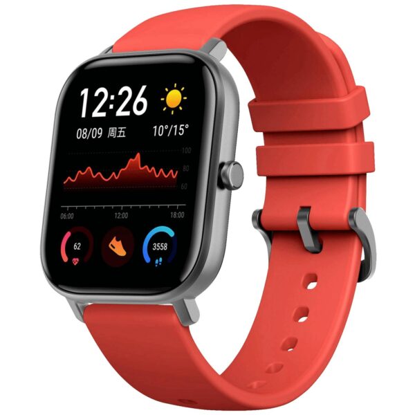 Xiaomi SAT pametni, 1.65" AMOLED, vodootporan 5ATM, BT - Amazfit GTS Red