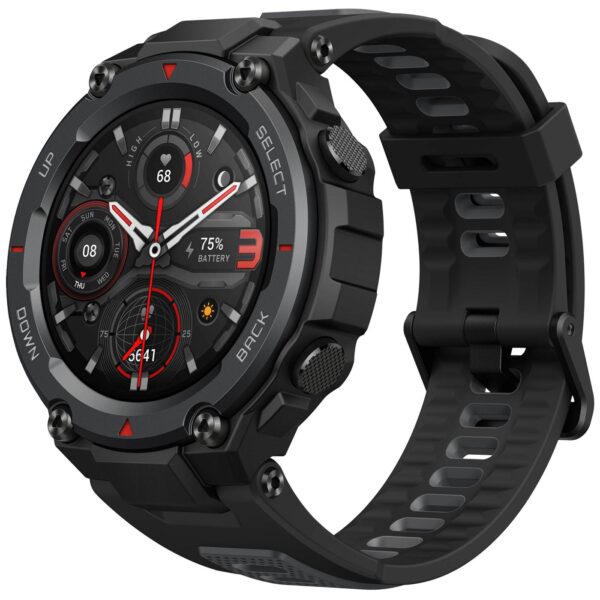 Xiaomi SAT pametni, 1.3" AMOLED, vodootporan 5ATM, BT, GPS - Amazfit T-Rex Black