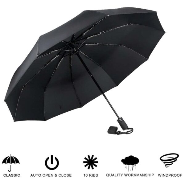 Xiaomi Kišobran sa automatskim otvaranjem i zatvaranjem - Automatic Umbrella Black