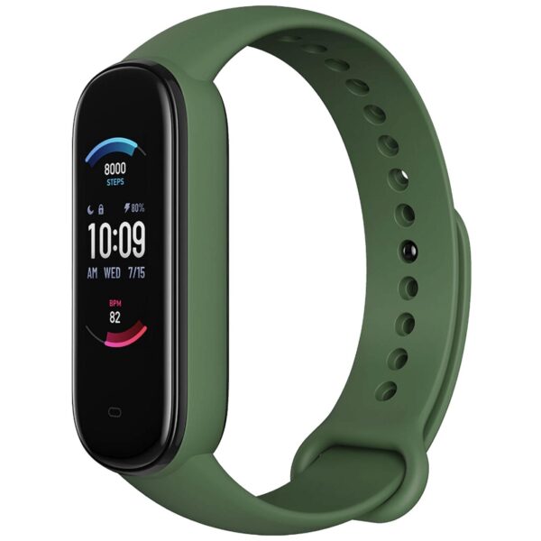 Xiaomi SAT pametni, fitness, AMOLED 1,1", vodootporan 5 ATM - Mi Band 5 Olive