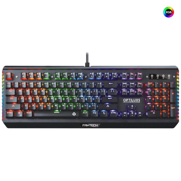 Fantech Tastatura sa RGB i bočnim osvjetljenjem, mehanička - MK844 Optilux