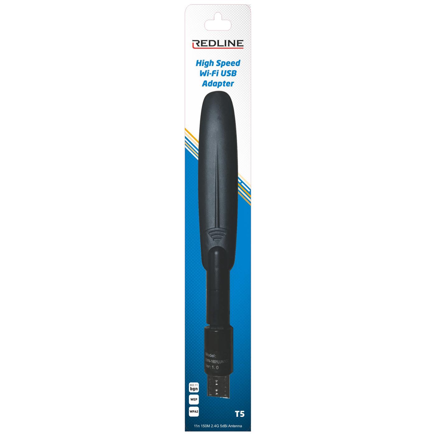REDLINE Wi-Fi mrežna kartica, USB, 2.4 GHz, 5 dB, 150 Mbps
