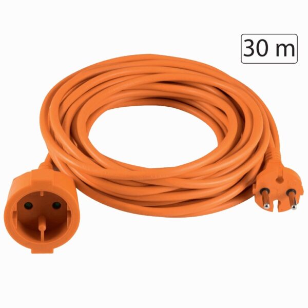 Produžni strujni kabl 1 utičnica 30m orange