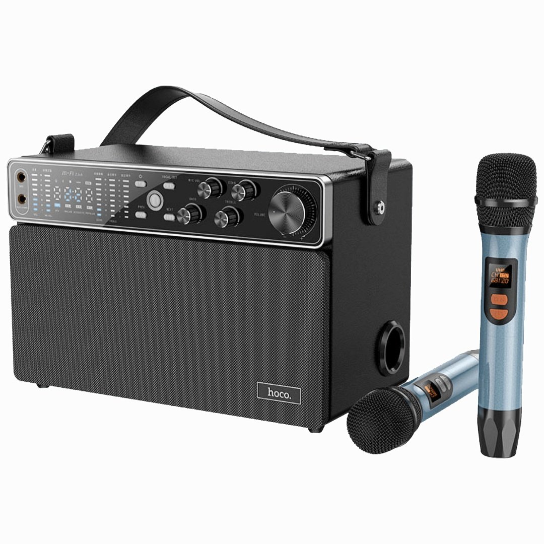 Zvučnik bežični sa mikrofonom Hoco, 60W, KARAOKE