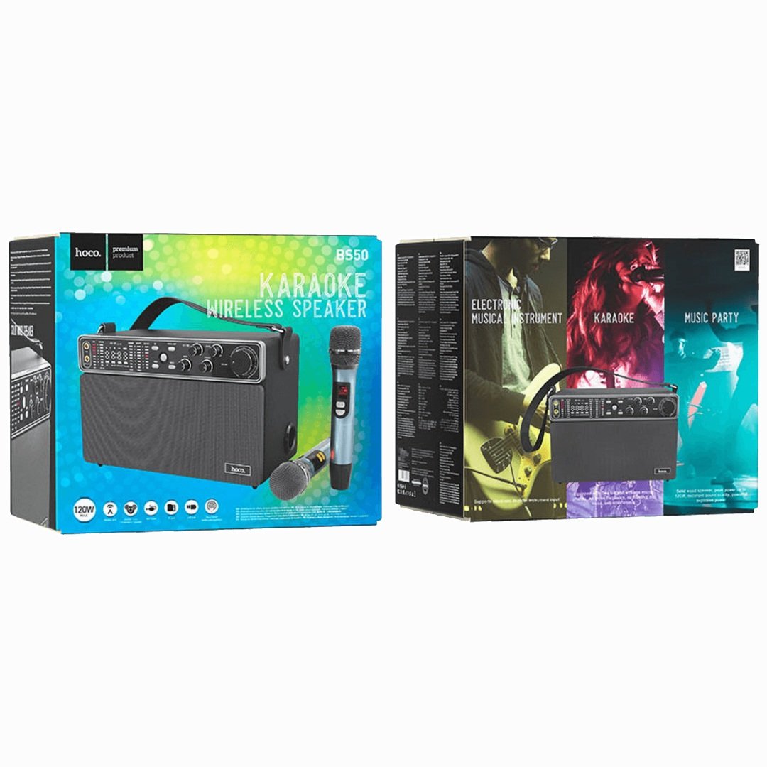 Zvučnik bežični sa mikrofonom Hoco, 60W, KARAOKE - Image 6